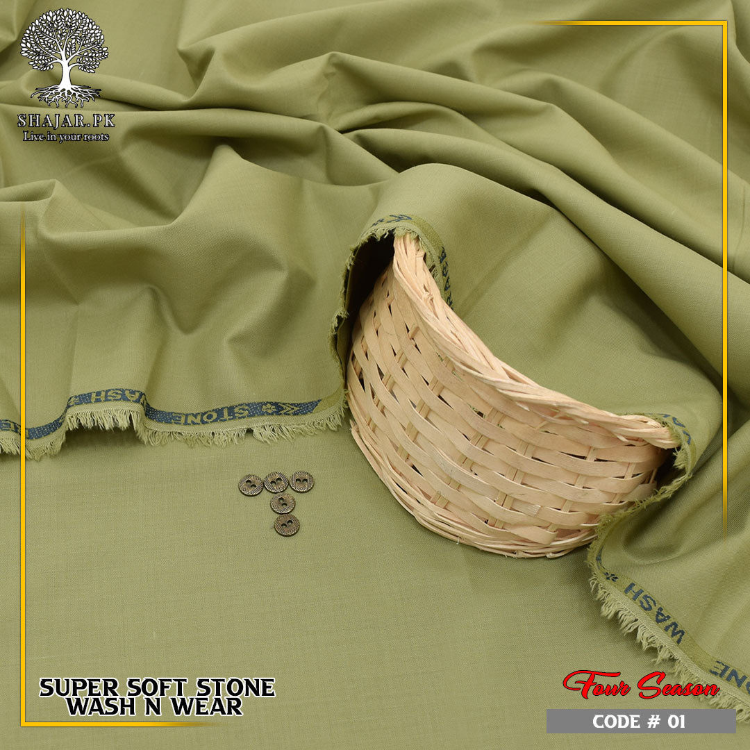 Four Season Super Soft Stone Wash N Wear 53 inch width (arz)