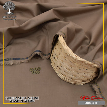 Four Season Super Soft Stone Wash N Wear 53 inch width (arz)