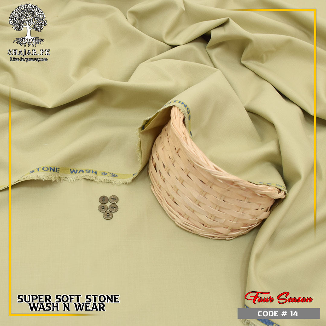 Four Season Super Soft Stone Wash N Wear 53 inch width (arz)