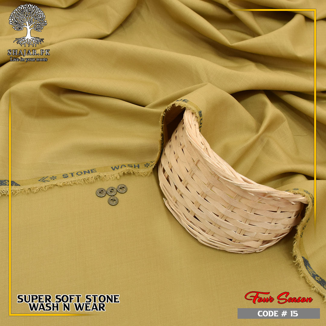 Four Season Super Soft Stone Wash N Wear 53 inch width (arz)