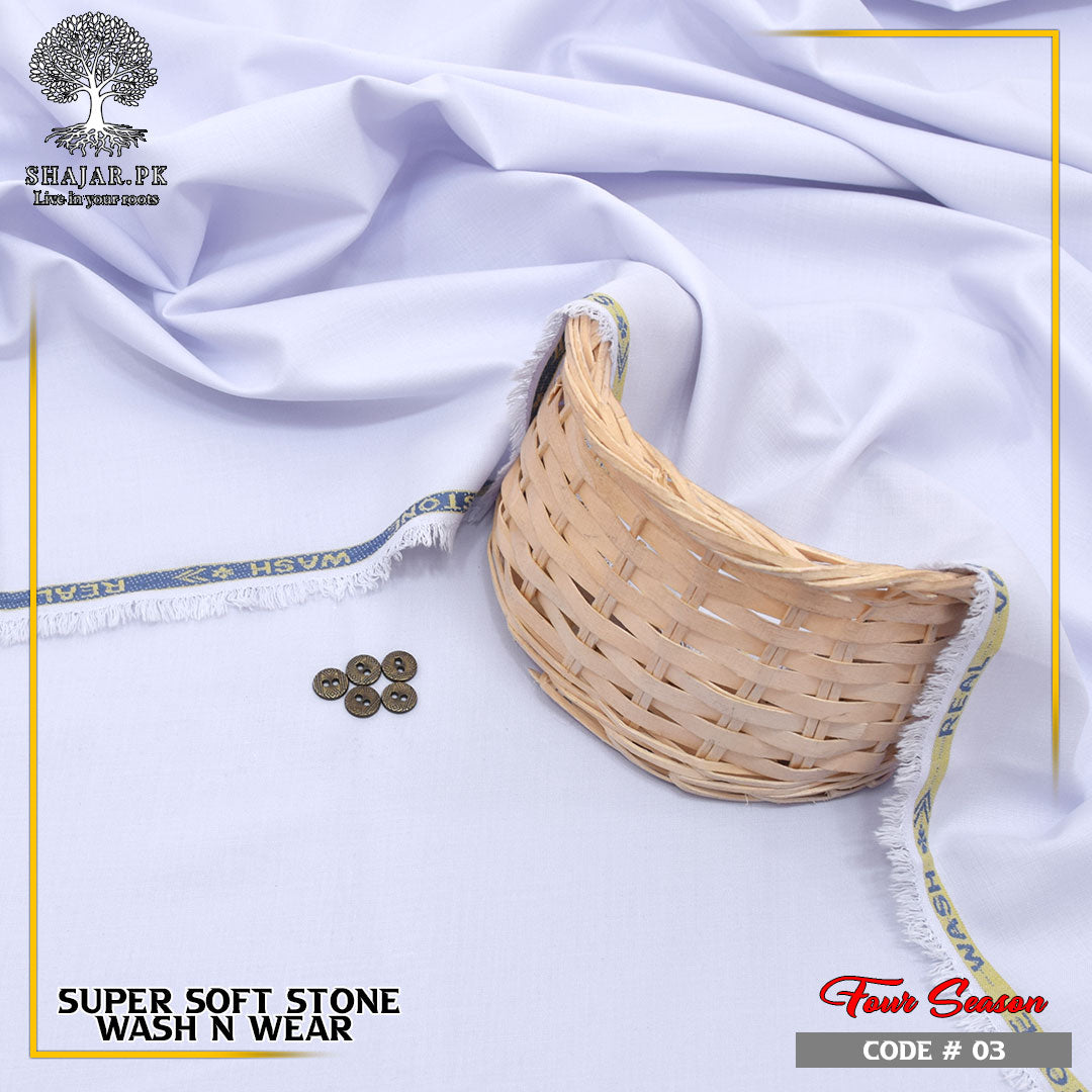 Four Season Super Soft Stone Wash N Wear 53 inch width (arz)