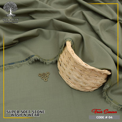 Four Season Super Soft Stone Wash N Wear 53 inch width (arz)