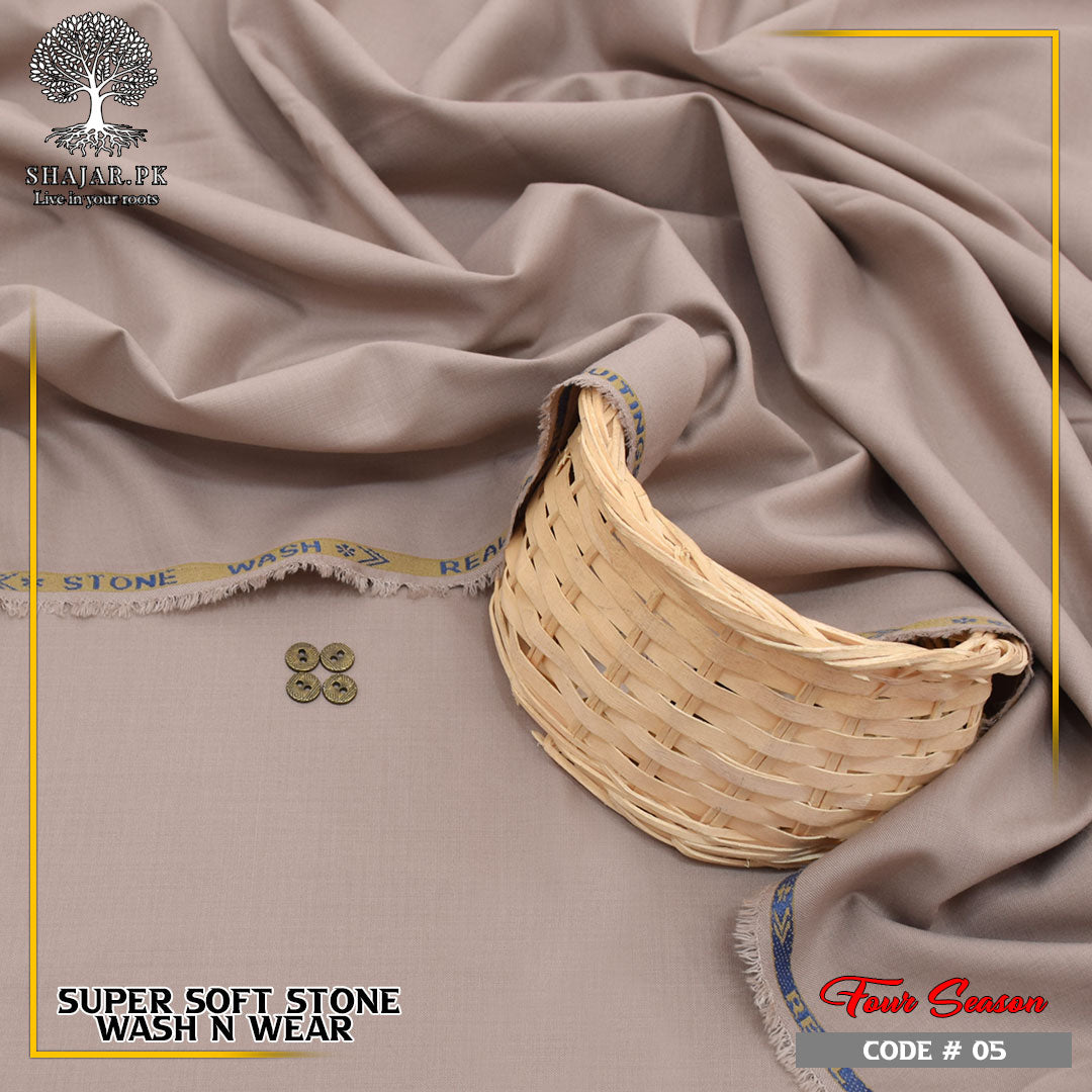 Four Season Super Soft Stone Wash N Wear 53 inch width (arz)