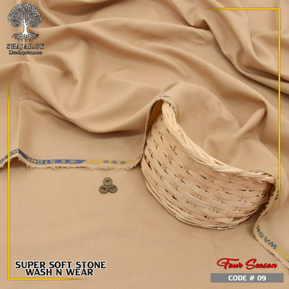 Four Season Super Soft Stone Wash N Wear 53 inch width (arz)